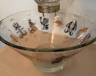 Vintage MCM Zodiac chip and dip