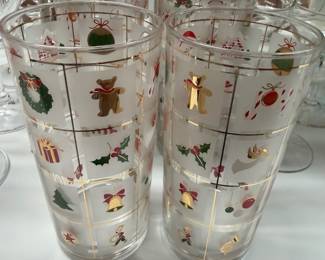Culver Christmas glasses
