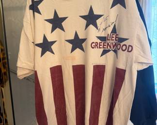 Signed Lee Greenwood T-shirt