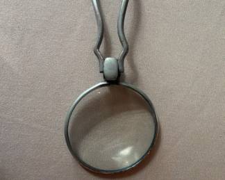 Sterling silver magnifying glass