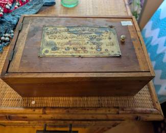 vintage chocolate box