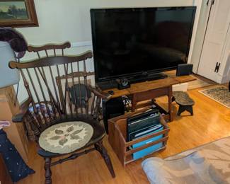 furniture, chair, tv