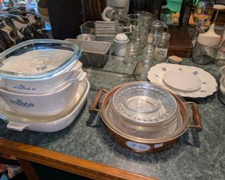 corning ware, vintage kitchen items