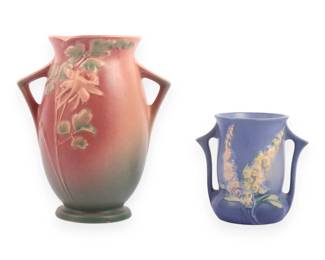 Two Roseville Art Pottery Vases