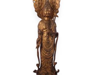 A Gilt Bronze Standing Figure of a Bodhisattva in the Sui Style