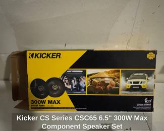 Kicker CS Series CSC . W Max Component Speaker Set second image