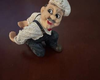 Chef Figurine Wine Bottle Holder