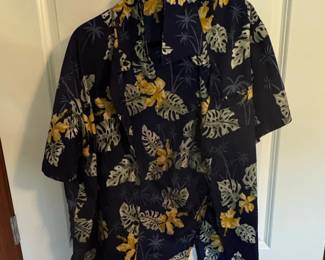 Mens Silk Hawaiian Shirt