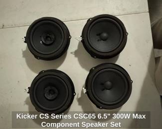 Kicker CS Series CSC . W Max Component Speaker Set