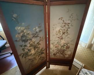 Victorian Hand Painted Room Dividers