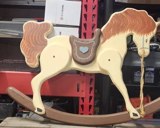 Wooden Horse Wall Hanging