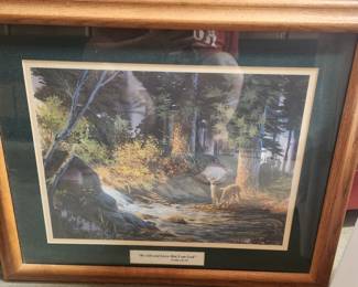 Wooden Deer Scene