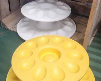 Vintage Deviled Egg Trays