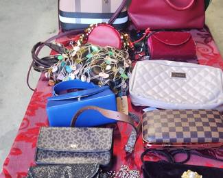 Purses most new with tags