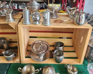 Lots of Silver plated and Pewter