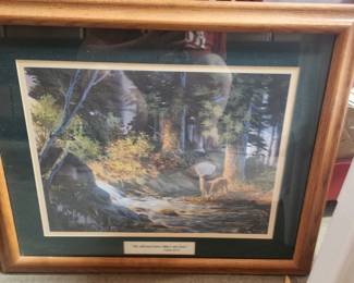 Framed wall hanging 