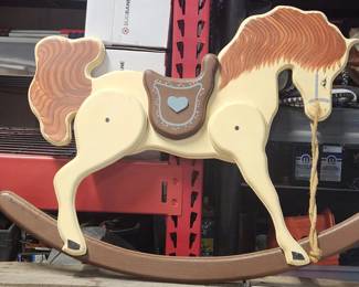 Wooden Horse Wall Hanging 