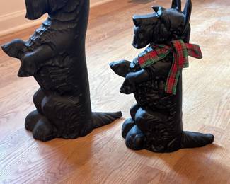 Metal Scottie Decor