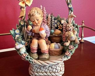 Goebel "Easter's Coming" Figurine with Easter Basket