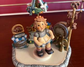 Goebel "Alpine Dancer" and "Musik, Please" Limited Edition Figurines