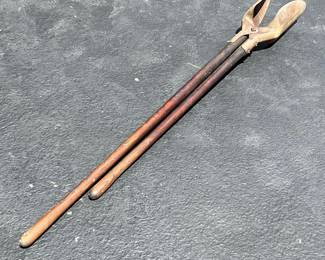 Antique Long-Handled Trowel and Dibber Set