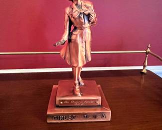 Marjorie Daingerfield Girl Scouts USA Coppercraft Trophy