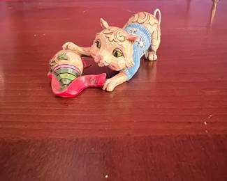 Jim Shore "Winter Whiskers" Cat Figurine