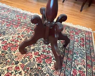 Victorian Oval Marble Top Parlor Table