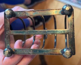 Warranted Silverplate Toast Rack