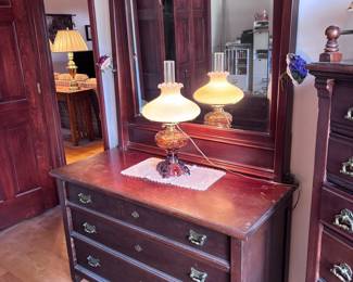 Victorian Walnut Bedroom Set