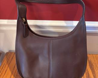 Coach Courier Carryall Satchel (2-Piece Lot) and Coach Leather Hobo Bag