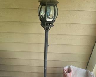 Vintage Pedestal Lamp Post