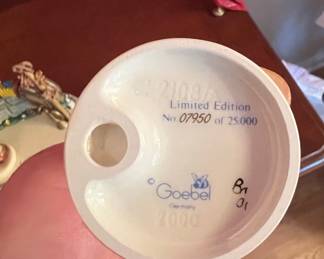 Goebel "Alpine Dancer" and "Musik, Please" Limited Edition Figurines