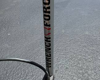 Wrench Force Bicycle Floor Pump with Gauge