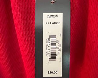 Kohl's Athletic Apparel Red Mesh Shorts