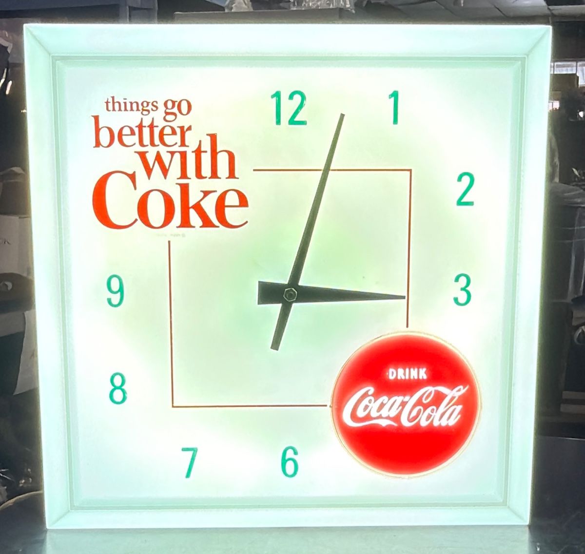 Coca-Cola working clock from the 1960s