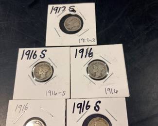 Collection of silver dimes