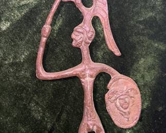 1950s mid-century modern Etruscan style statue