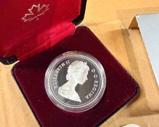 50% silver Canadian dollars
