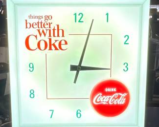Coca-Cola working clock from the 1960s