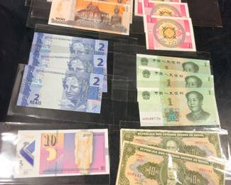 Collection of foreign money