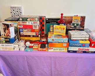 Wide selection of board games!
