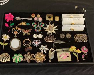 Assorted Vintage Brooches and Pins Collection