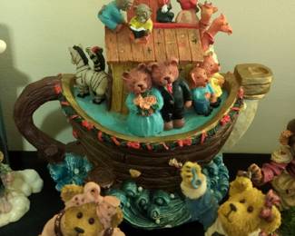 Boyds Bears Noah's Ark Teacup Figurine