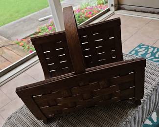 Splint Oak Woven Basket