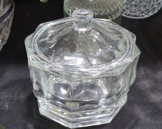 Indiana Glass Concord Octagon Candy Dish with Lid