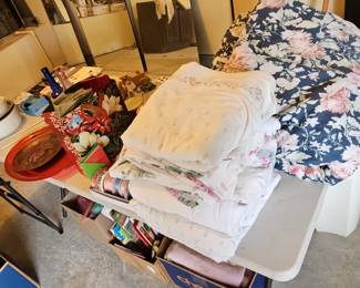 Assorted Blankets and Linens