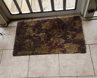 Coir Doormat with Camouflage Pattern