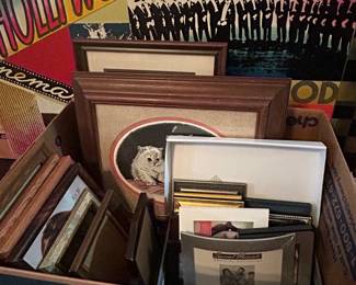 Lot of Assorted Picture Frames and Photo Albums