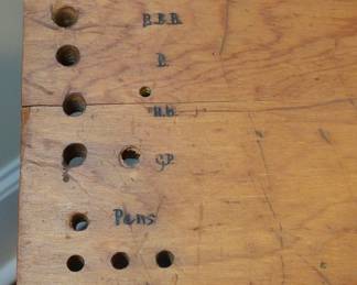 Vintage Wooden Drafting Table
